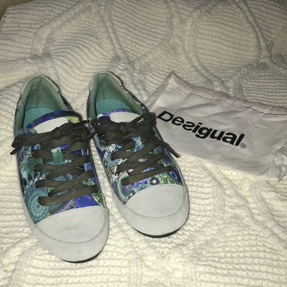 Desigual crazy printed sneakers